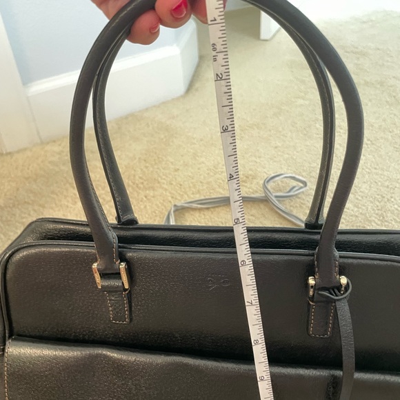 Anya Hindmarch black leather satchel Excellent shape - Picture 14 of 16